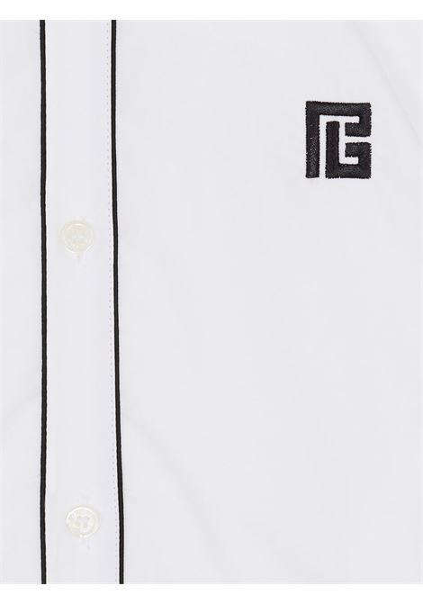 Camicia con logo BALMAIN KIDS | BY5P11 P0562100NE